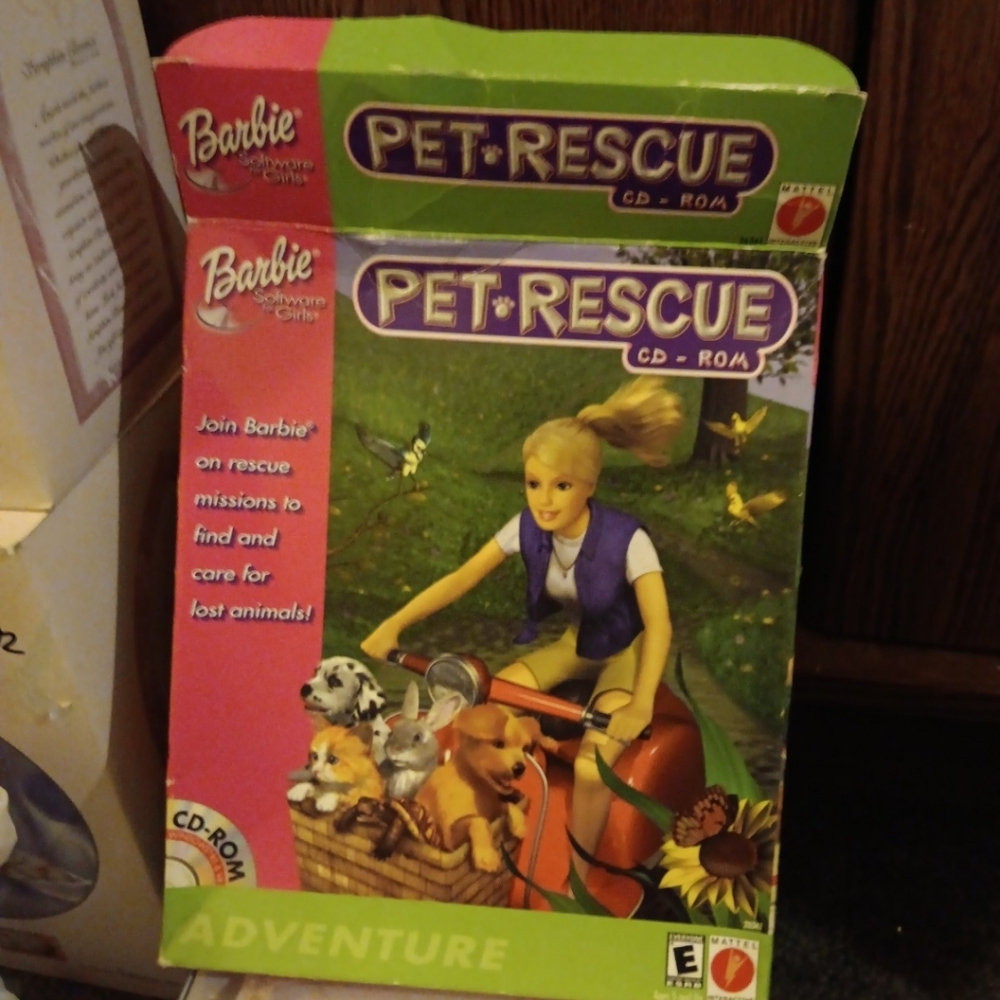 Barbie pet rescue CD rom